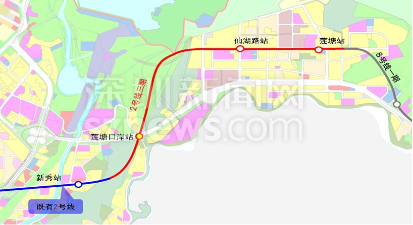 深圳地鐵2號線東延段（站點、線路圖、開通時間、最新消息）