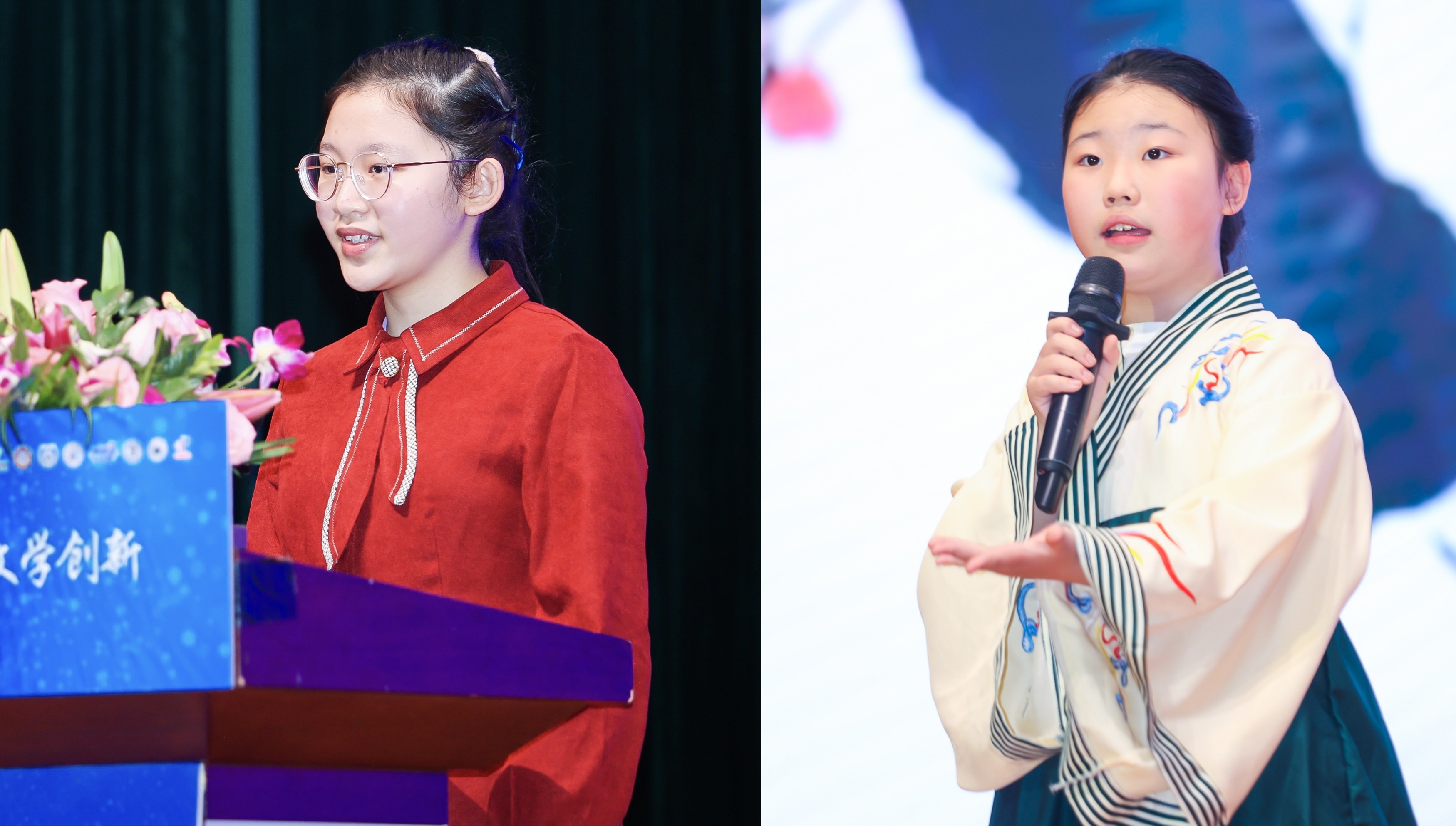 獲獎代表李睿頤、張文瑄帶來了精彩的表演